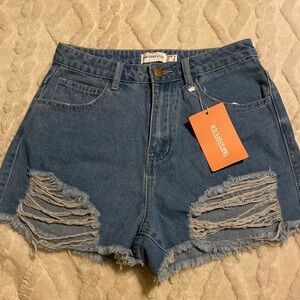 Thats So Fetch Blue Denim Shorts